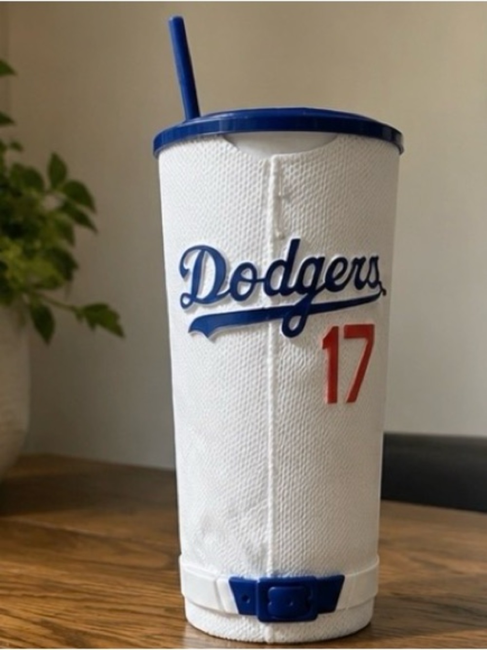 Ohtani 17 White & Blue Insulated Tumbler - Unbranded
